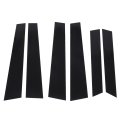 6pc Black Pillar Posts B Pillars Fit For Honda Crv 2007 2011 Vehicle Window Moldings Medium Size Adjustable Style 
