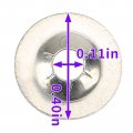 Carbhub Emblem Retainer Clips Fit For Accord Civic Cr-v Odyssey Cr-z Replace 90301-st0-003