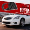 Left Fog Light Bezel For 2009 2013 Infiniti G25 G37 Q40 Driver Side Lh Textured Black Lamp Cover Trim Panel Replacement