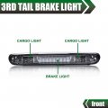 G-plus Led Third Brake Light Compatible With 07-14 Chevy Silverado Gmc Sierra 3rd Bar Cargo Type I Smoky Lens Chrome Housing