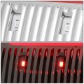 Auto Dynasty I 2pcs Red 3d Led C-style Light Bar Rear Tail Lights Brake Lamps Compatible With Dodge Ram 1500 2500 3500 09-17