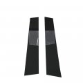 G-plus Sedan Door Trim Pillar Posts Compatible With 2006-2010 Vw Jetta Mk5 Gloss Black 6pc Set