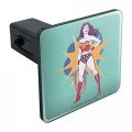 Wonder Woman Vintage Tow Trailer Hitch Cover Plug Insert For 1 25 Receivers Black Abs Plastic With Uv Resistant Resin Top 3 X