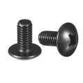 M6-1 X 12mm Truss Head Phillips Machine Screws Full Thread Drive 304 Stainless Steel 18-8 Black Oxide Finish Quantity 20 