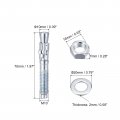 Uxcell M10x70mm Expansion Bolt Screw Q235 Carbon Steel For Concrete 15pcs