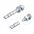 Uxcell M10x70mm Expansion Bolt Screw Q235 Carbon Steel For Concrete 15pcs