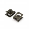 Uxcell 100 Pcs Dark Green Metal Motorcycle U Nuts Fairing Clip Speed Fastener