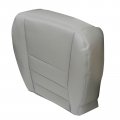 Secosautoparts Passenger Bottom Leather Seat Cover Gray Compatible With Fordor 250 350 F 450 F 550 2002 2003 2004 2005 2006