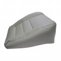 Secosautoparts Passenger Bottom Leather Seat Cover Gray Compatible With Fordor 250 350 F 450 F 550 2002 2003 2004 2005 2006