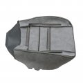 Secosautoparts Passenger Bottom Leather Seat Cover Gray Compatible With Fordor 250 350 F 450 F 550 2002 2003 2004 2005 2006