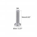 Uxcell M4x16mm Machine Screws Pan Phillips Cross Head Screw 304 Stainless Steel Fasteners Bolts 20pcs