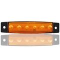 Fxc 6 Led Clearence Light Front Rear Side Marker Indicators For Truck Car Bus Trailer Van Caravan Boat Taillight Brake Stop 