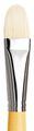 Da Vinci Hog Bristle Series 7400 Maestro Artist Paint Brush Filbert Medium-length Hand-interlocked With Natural Polished Handle 