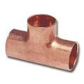 C611 2x2x1 Copxcopxcop Tee Pipe Fitting Copper Metal Connector Model 