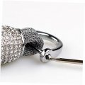 Kesyoo Keychains For Car Keys Rhinestone Keychain Zinc Alloy Charm Pendant Key Ring Ornament Crystal Hanging Diamond Handbag