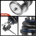A-premium Set Of 4 Front Upper Lower Ball Joints Kit Compatible With Jeep Grand Cherokee 93-98 Wrangler 90-95 97-06 90-01