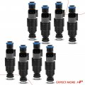 A-premium Fuel Injectors Compatible With Ford Mustang 2001 2003 2004 V8 4 6l Set Of 8 Replace 2l1z9f593aa 2r3z9f593ba