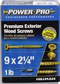 The Hillman Group 48598 Power Pro Exterior All Purpose Screw 9 X 2-1 4 