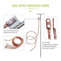 Ten-high Earth Rod Diameter 16mm Length 600mm Ground T-shaped Type Grounding For Electric Fences Antennas Satellite Dishes 1pcs