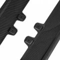 Hecasa Side Skirt For 2020-2024 Toyota Gr Supra A90 Models Pair Rocker Panels Abs Plastic Carbon Fiber Printing