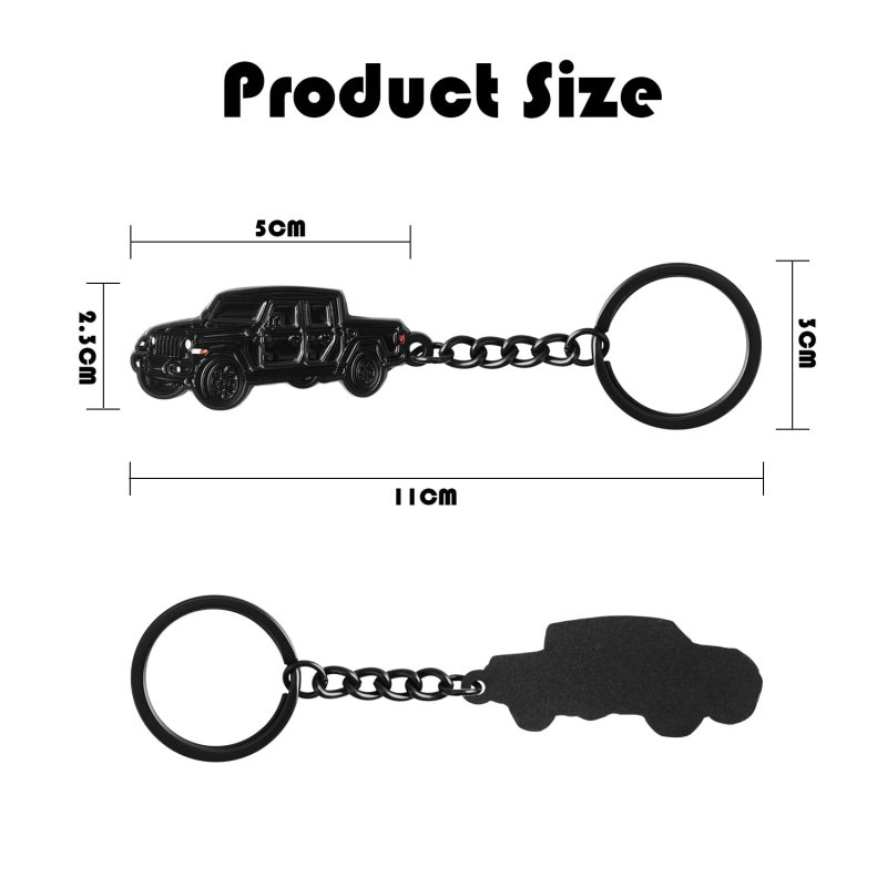 Zjikch Car Keychain For Gladiator Chainchain Accessories Key Rings Keys Key Fob Women Men Blacar Keychain For Gladiator