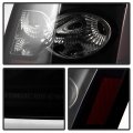 Acanii For Black Smoke 2005-2007 Chrysler 300c Srt8 Led Tail Lights Brake Lamp Replacement Driver Passenger Side