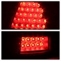 Acanii For Black Smoke 2005-2007 Chrysler 300c Srt8 Led Tail Lights Brake Lamp Replacement Driver Passenger Side