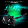 Right Brake Master Cylinder Universal Atv Motorcycle For Kawasaki Kl600 Klr250 650 300 400 450