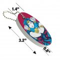 Graphics More Wonder Woman Movie Crossed Arms Floating Keychain Oval Foam Fishing Boat Buoy Key Float
