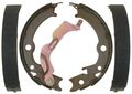 888pg Professional Grade Drum In Hat Parking Brake Shoe Set Silver Metal Machined Finish One Size 