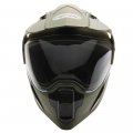 Mmg Helmet Dual Sport Off Road Motorcycle Dirt Bike Atv Flipup Visor Model 23 Medium Green 