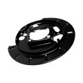 Brake Dust Shield For Gmc Sierra 1500 Classic 2007 Black Steel Disc Type Rust Resistant 4 Mounting Holes Replace 12472851 