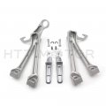 Httmt Mt390-017- Rear Passenge Foot Pegs Bracket For Suzuki Gsx-r Gsxr600 750 2008 2009 2010