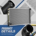 Dpi 2681 Factory Style 1-row Cooling Radiator Compatible With Toyota Sienna At Mt 04-06 Aluminum Core