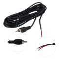 2pack 10 Ft Rca Male Plug To Wire Audio Speaker Subwoofer Hdtv Cable Cord