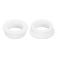 2pcs Rubber Grommets 1-3 4 45mm Drill Hole 8 35mm Id Top Hat Grommet White Silicone Plug Gasket For Wiring Automotive 