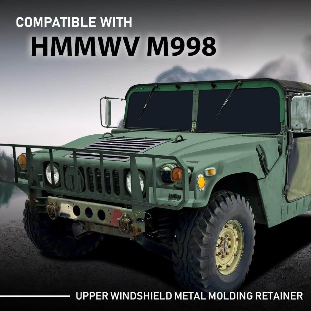 Metal Upper Windshield Retainers 2pcs Fit For Hmmwv M998 Humvee 12338852 2590-01-189-1067