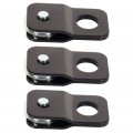 3pcs Snatch Block 8000 Lbs Pulley Hoist For 1 4 5 16 Inch Ropes Self Recovery Accessory 