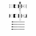 Front Disc Brake Hardware Kit For Mercedes-benz Maybach S650 2018 2019 2020 Pc-120044 