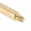 Uxcell M4x40mm 6mm Male-female Brass Hex Pcb Motherboard Spacer Standoff For Fpv Drone Quadcopter Computer Circuit Board 5pcs