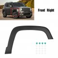 Ikasus Front Right Wheel Arch Fender Molding Flare Trim Flares Compatible With Jeep Renegade 2015-2021 Replace 5xb64lxhaa