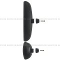 One Set Rear View Main Mirror Flat And Wide Angle Convex Black 2003-2023 Freightliner 108sd 114sd M2 100 106 112 Bussiness