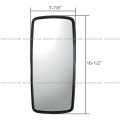 One Set Rear View Main Mirror Flat And Wide Angle Convex Black 2003-2023 Freightliner 108sd 114sd M2 100 106 112 Bussiness