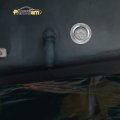 Partsam 2pcs Blue 6led Round Marine Underwater Lights Ip68 Waterproof For Cruise Ships Yachts Boats Sailboat Pontoon Transom
