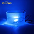 Partsam 2pcs Blue 6led Round Marine Underwater Lights Ip68 Waterproof For Cruise Ships Yachts Boats Sailboat Pontoon Transom
