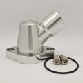 Billet Swivel Thermostat Housings Water Neck Chevy 45 Degree 1 5 