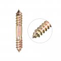 Uxcell 10x60mm Hanger Bolts 12pcs Double Ended Self-tapping Thread Wood To Dowel Screws For Connecting