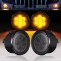 V8 God Jeep Front Turn Signal Lights Amber Led Smoked Lens Flasher Blinker Indicator For 2007-2018 Jk Wrangler Unlimited 
