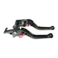 Black Cnc6 Position Shorty Brake Clutch Lever For Kawasaki Ninja 250r 2008-2012 08 09 10 11 12 