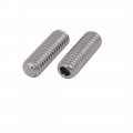 Uxcell M4x12mm Metric 304 Stainless Steel Hex Socket Set Flat Point Grub Screws Silver Tone For Towel Rack Door Knob 100pcs